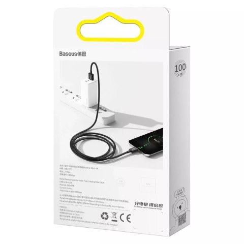 Baseus Kabel USB do micro USB Baseus Superior Series, 2A, 2m (czarny) Baseus Kabel USB do micro USB Baseus Superior Series, 2A, 2m (czarny)