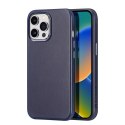 Dux Ducis Etui Dux Ducis Naples do iPhone 14 Pro Max magnetyczny skórzany pokrowiec MagSafe niebieskie
