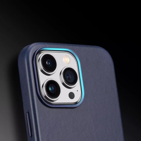 Dux Ducis Etui Dux Ducis Naples do iPhone 14 Pro Max magnetyczny skórzany pokrowiec MagSafe niebieskie Dux Ducis Etui Dux Ducis Naples do iPhone 14 Pro Max magnetyczny skórzany pokrowiec MagSafe niebieskie