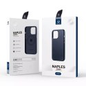 Dux Ducis Etui Dux Ducis Naples do iPhone 14 Pro Max magnetyczny skórzany pokrowiec MagSafe niebieskie