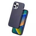 Dux Ducis Etui Dux Ducis Naples do iPhone 14 Pro Max magnetyczny skórzany pokrowiec MagSafe niebieskie