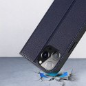 Dux Ducis Etui Dux Ducis Skin X2 do iPhone 14 Pro Max pokrowiec z magnetyczną klapką niebieski