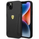 Ferrari Eti na telefon Ferrari FEHCP14MRBUK do Apple iPhone 14 Plus 6,7" czarny/black hardcase Leather Stamp Sides