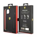 Ferrari Eti na telefon Ferrari FEHCP14MRBUK do Apple iPhone 14 Plus 6,7" czarny/black hardcase Leather Stamp Sides