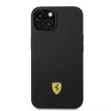 Ferrari Eti na telefon Ferrari FEHMSIP14SBK do Apple iPhone 14 6,1" czarny/black hardcase Silicone Metal Logo Magsafe