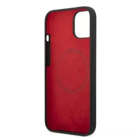 Ferrari Eti na telefon Ferrari FEHMSIP14SBK do Apple iPhone 14 6,1" czarny/black hardcase Silicone Metal Logo Magsafe Ferrari Eti na telefon Ferrari FEHMSIP14SBK do Apple iPhone 14 6,1" czarny/black hardcase Silicone Metal Logo Magsafe