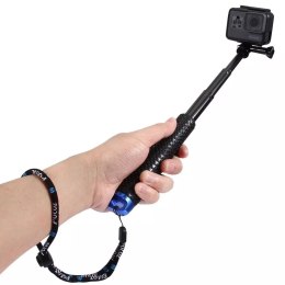 Puluz Puluz Kijek Selfie Stick do kamer sportowych PZ150 (czarny)