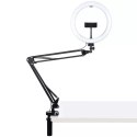 Puluz Stojak / statyw biurkowy na klips LED 26cm vlog / stream Puluz na telefon PKT3090B
