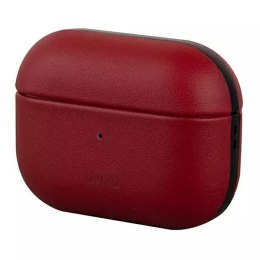 UNIQ Etui ochronne na słuchawki UNIQ etui Terra do Apple AirPods Pro Genuine Leather czerwony/red