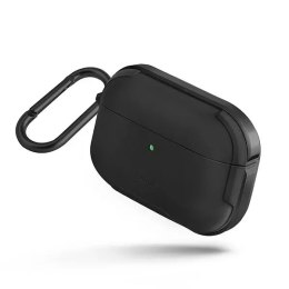 UNIQ Etui ochronne na słuchawki UNIQ etui Valencia do Apple AirPods Pro czarny/midnight black Antimicrobial