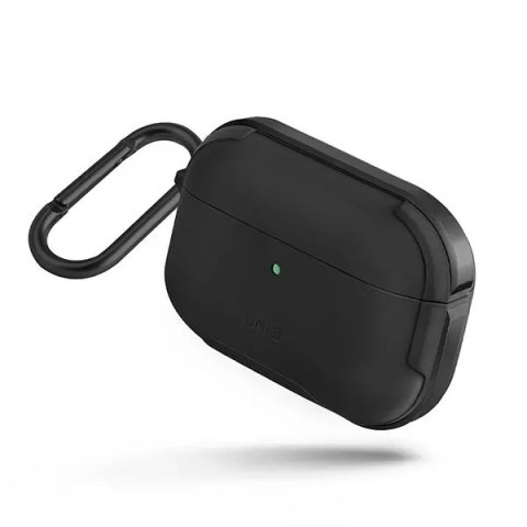UNIQ Etui ochronne na słuchawki UNIQ etui Valencia do Apple AirPods Pro czarny/midnight black Antimicrobial UNIQ Etui ochronne na słuchawki UNIQ etui Valencia do Apple AirPods Pro czarny/midnight black Antimicrobial