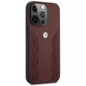 BMW Etui BMW BMHCP13LRSPPR do Apple iPhone 13/ 13 Pro 6,1" hardcase Leather Curve Perforate