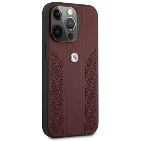 BMW Etui BMW BMHCP13LRSPPR do Apple iPhone 13/ 13 Pro 6,1" hardcase Leather Curve Perforate BMW Etui BMW BMHCP13LRSPPR do Apple iPhone 13/ 13 Pro 6,1" hardcase Leather Curve Perforate