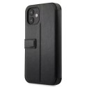 BMW Etui na telefon BMW BMFLBKP12SSLLBK do Apple iPhone 12 Mini 5,4" czarny/black book Signature