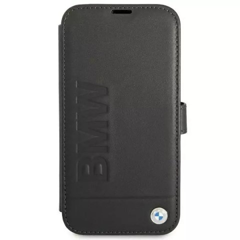 BMW Etui na telefon BMW BMFLBKP13SSLLBK do Apple iPhone 13 Mini 5,4" czarny/black book Signature BMW Etui na telefon BMW BMFLBKP13SSLLBK do Apple iPhone 13 Mini 5,4" czarny/black book Signature