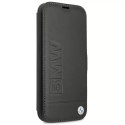 BMW Etui na telefon BMW BMFLBKP13SSLLBK do Apple iPhone 13 Mini 5,4" czarny/black book Signature