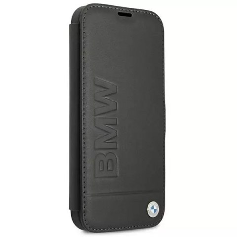 BMW Etui na telefon BMW BMFLBKP13SSLLBK do Apple iPhone 13 Mini 5,4" czarny/black book Signature BMW Etui na telefon BMW BMFLBKP13SSLLBK do Apple iPhone 13 Mini 5,4" czarny/black book Signature
