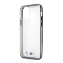 BMW Etui na telefon BMW BMHCP12LMBTOK do Apple iPhone 12 Pro Max 6,7" transparent hardcase Sandblast