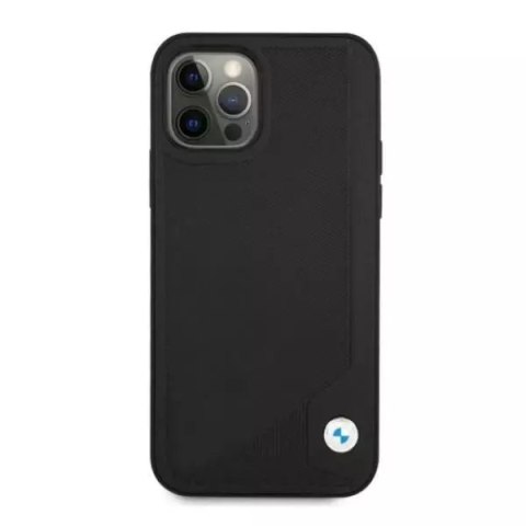 BMW Etui na telefon BMW BMHCP12LRCDPK do Apple iPhone 12 Pro Max 6,7" czarny/black hardcase Leather Deboss BMW Etui na telefon BMW BMHCP12LRCDPK do Apple iPhone 12 Pro Max 6,7" czarny/black hardcase Leather Deboss