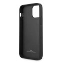 BMW Etui na telefon BMW BMHCP12LRCDPK do Apple iPhone 12 Pro Max 6,7" czarny/black hardcase Leather Deboss