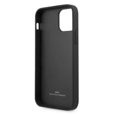 BMW Etui na telefon BMW BMHCP12LRSCSK do Apple iPhone 12 Pro Max 6,7" czarny/black hardcase Leather Perforate Sides BMW Etui na telefon BMW BMHCP12LRSCSK do Apple iPhone 12 Pro Max 6,7" czarny/black hardcase Leather Perforate Sides