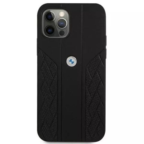 BMW Etui na telefon BMW BMHCP12LRSPPK do Apple iPhone 12 Pro Max 6,7" czarny/black hardcase Leather Curve Perforate BMW Etui na telefon BMW BMHCP12LRSPPK do Apple iPhone 12 Pro Max 6,7" czarny/black hardcase Leather Curve Perforate