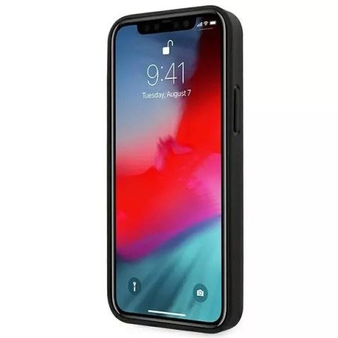 BMW Etui na telefon BMW BMHCP12LRSPPK do Apple iPhone 12 Pro Max 6,7" czarny/black hardcase Leather Curve Perforate BMW Etui na telefon BMW BMHCP12LRSPPK do Apple iPhone 12 Pro Max 6,7" czarny/black hardcase Leather Curve Perforate