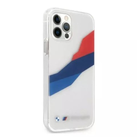 BMW Etui na telefon BMW BMHCP12LSKTGT do Apple iPhone 12 Pro Max 6,7" transparent hardcase Motorsport Tricolor BMW Etui na telefon BMW BMHCP12LSKTGT do Apple iPhone 12 Pro Max 6,7" transparent hardcase Motorsport Tricolor