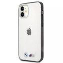 BMW Etui na telefon BMW BMHCP12SMBTOK do Apple iPhone 12 Mini 5,4" transparent hardcase Sandblast