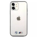 BMW Etui na telefon BMW BMHCP12SMBTOK do Apple iPhone 12 Mini 5,4" transparent hardcase Sandblast