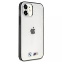 BMW Etui na telefon BMW BMHCP12SMBTOK do Apple iPhone 12 Mini 5,4" transparent hardcase Sandblast