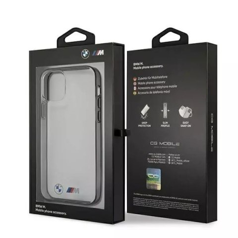 BMW Etui na telefon BMW BMHCP12SMBTOK do Apple iPhone 12 Mini 5,4" transparent hardcase Sandblast BMW Etui na telefon BMW BMHCP12SMBTOK do Apple iPhone 12 Mini 5,4" transparent hardcase Sandblast