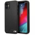 BMW Etui na telefon BMW BMHCP12SMHOLBK do Apple iPhone 12 Mini 5,4" czarny/black hardcase M Collection Smooth PU