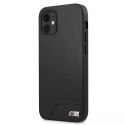 BMW Etui na telefon BMW BMHCP12SMHOLBK do Apple iPhone 12 Mini 5,4" czarny/black hardcase M Collection Smooth PU