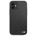 BMW Etui na telefon BMW BMHCP12SMHOLBK do Apple iPhone 12 Mini 5,4" czarny/black hardcase M Collection Smooth PU