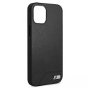 BMW Etui na telefon BMW BMHCP12SMHOLBK do Apple iPhone 12 Mini 5,4" czarny/black hardcase M Collection Smooth PU