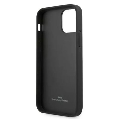 BMW Etui na telefon BMW BMHCP12SRCDPK do Apple iPhone 12 Mini 5,4" czarny/black hardcase Leather Deboss BMW Etui na telefon BMW BMHCP12SRCDPK do Apple iPhone 12 Mini 5,4" czarny/black hardcase Leather Deboss
