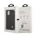 BMW Etui na telefon BMW BMHCP12SRCDPK do Apple iPhone 12 Mini 5,4" czarny/black hardcase Leather Deboss