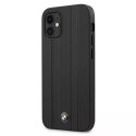 BMW Etui na telefon BMW BMHCP12STTBK do Apple iPhone 12 Mini 5,4" czarny/black hardcase Signature Tire Marks