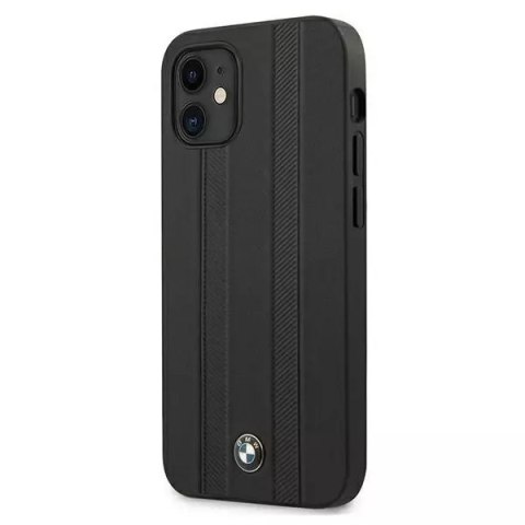 BMW Etui na telefon BMW BMHCP12STTBK do Apple iPhone 12 Mini 5,4" czarny/black hardcase Signature Tire Marks BMW Etui na telefon BMW BMHCP12STTBK do Apple iPhone 12 Mini 5,4" czarny/black hardcase Signature Tire Marks