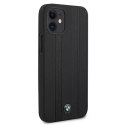BMW Etui na telefon BMW BMHCP12STTBK do Apple iPhone 12 Mini 5,4" czarny/black hardcase Signature Tire Marks