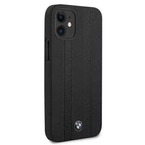 BMW Etui na telefon BMW BMHCP12STTBK do Apple iPhone 12 Mini 5,4" czarny/black hardcase Signature Tire Marks BMW Etui na telefon BMW BMHCP12STTBK do Apple iPhone 12 Mini 5,4" czarny/black hardcase Signature Tire Marks
