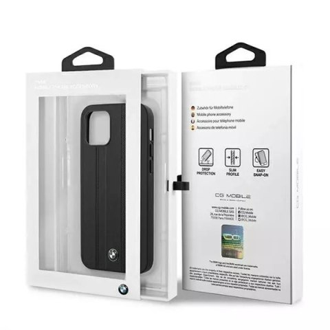 BMW Etui na telefon BMW BMHCP12STTBK do Apple iPhone 12 Mini 5,4" czarny/black hardcase Signature Tire Marks BMW Etui na telefon BMW BMHCP12STTBK do Apple iPhone 12 Mini 5,4" czarny/black hardcase Signature Tire Marks