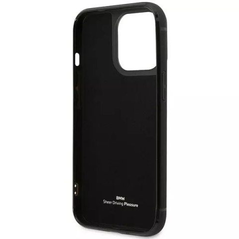 BMW Etui na telefon BMW BMHCP14X22RSEPK do Apple iPhone 14 Pro Max 6,7" czarny/black Leather Card Slot BMW Etui na telefon BMW BMHCP14X22RSEPK do Apple iPhone 14 Pro Max 6,7" czarny/black Leather Card Slot