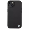 BMW Etui na telefon BMW BMHCP14SSILBK do Apple iPhone 14 6,1" czarny/black Silicone Metal Logo