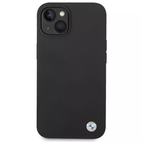 BMW Etui na telefon BMW BMHCP14SSILBK do Apple iPhone 14 6,1" czarny/black Silicone Metal Logo BMW Etui na telefon BMW BMHCP14SSILBK do Apple iPhone 14 6,1" czarny/black Silicone Metal Logo