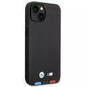 BMW Etui na telefon BMW BMHMP14M22PTDK do Apple iPhone 14 Plus 6,7" czarny/black Leather Stamp Tricolor Magsafe