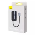 Baseus Hub 6in1 Baseus PadJoy Series USB-C do USB 3.0 + HDMI + USB-C PD + jack 3.5mm + SD/TF (szary)