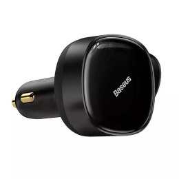 Baseus Ładowarka samochodowa Baseus Enjoyment z kablami USB-C + Lightning 3A, 30W (czarna)