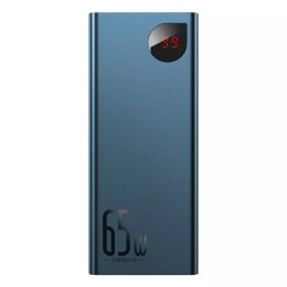 Baseus Powerbank Baseus Adaman Metal 20000mAh, PD, QC 3.0, 65W, 2xUSB + USB-C + micro USB, (niebieski)